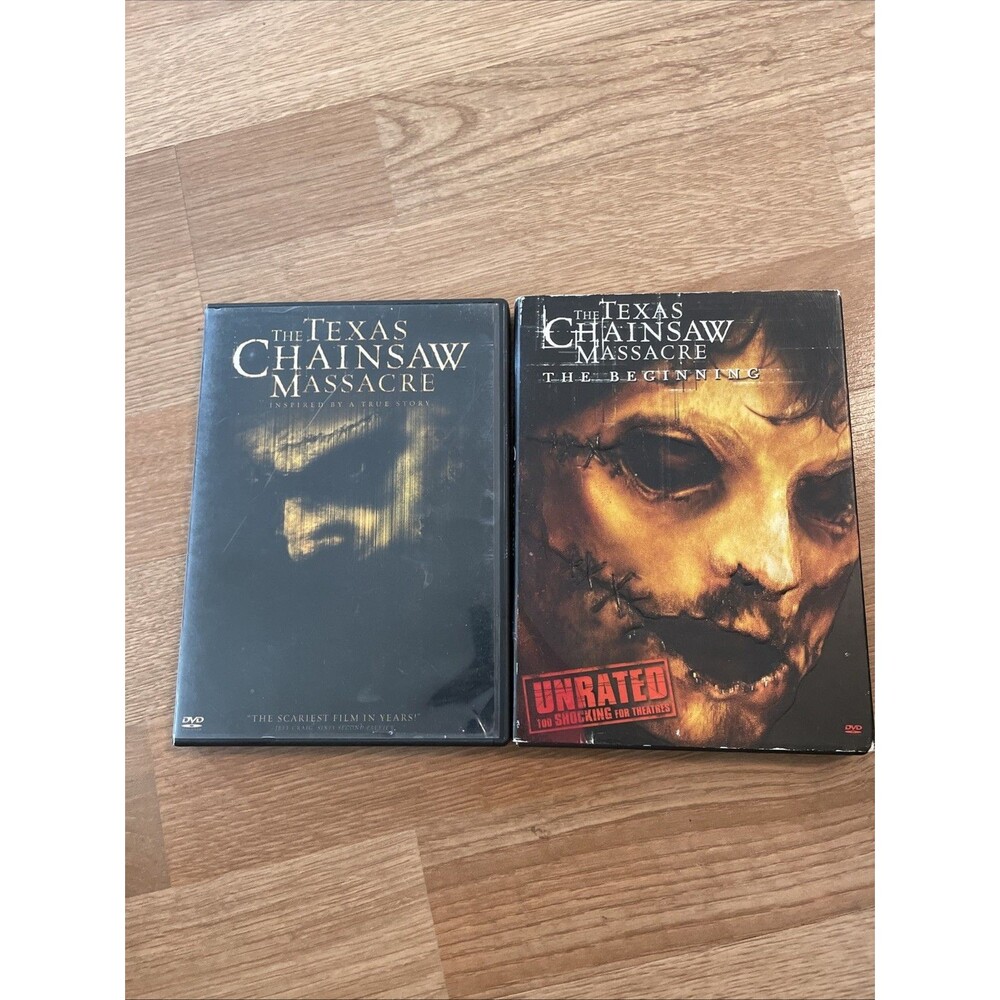 The Texas Chainsaw Massacre 2003 & The Beginning Unrated DVD Lot